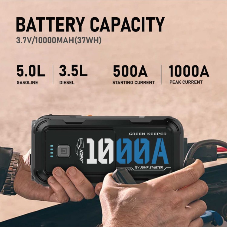 Booster GK-J1201 Portable Jump Starter 1000A-eu